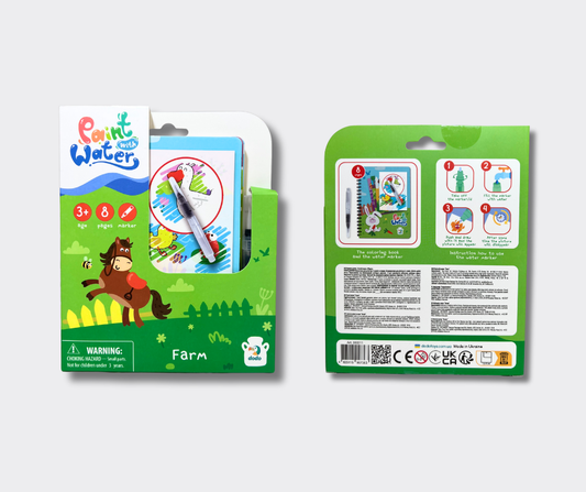 Dodo piešimas vandeniu - magiškas spalvinimas