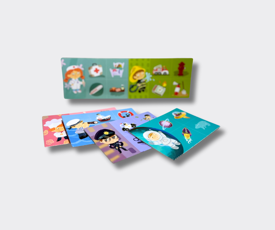 Dodo profesijos - įvairių profesijų kortelės