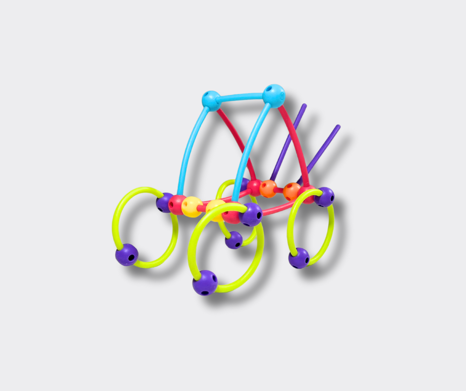 Meli Stik žaidimas - vaikas konstruoja iš silikono