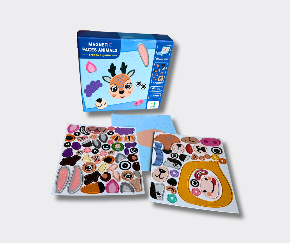 Dodo magnetinis Gyvūnai - kūrybinė dėlionė vaikams