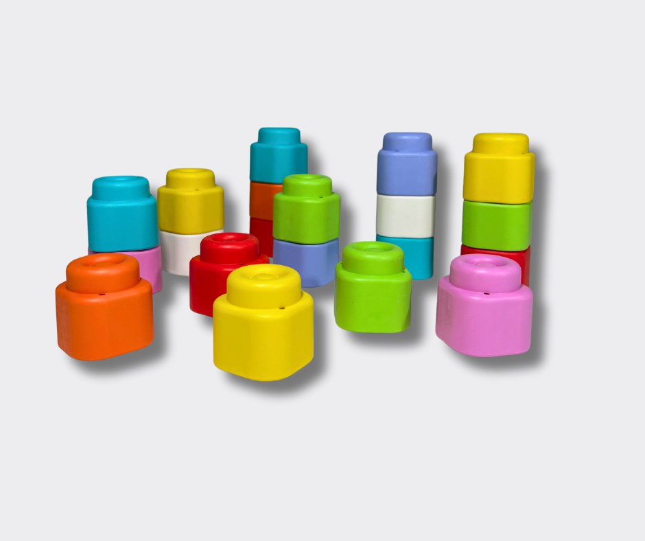 Saugios kaladėlės - minkštos ir be aštrių kampų