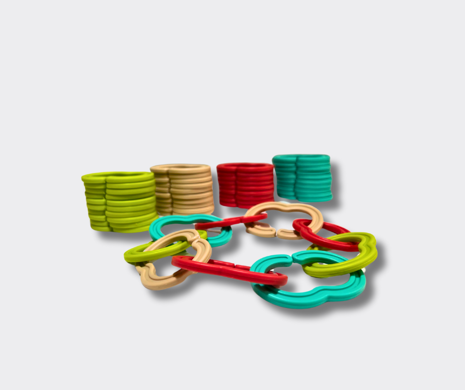 Miniland žiedai - junkite ir kabinkite