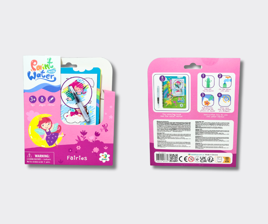 Dodo žaidimas - vaikas piešia vandeniu