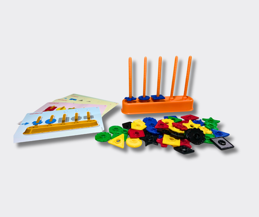 Miniland geometrinių figūrų lavinamasis žaidimas vaikams