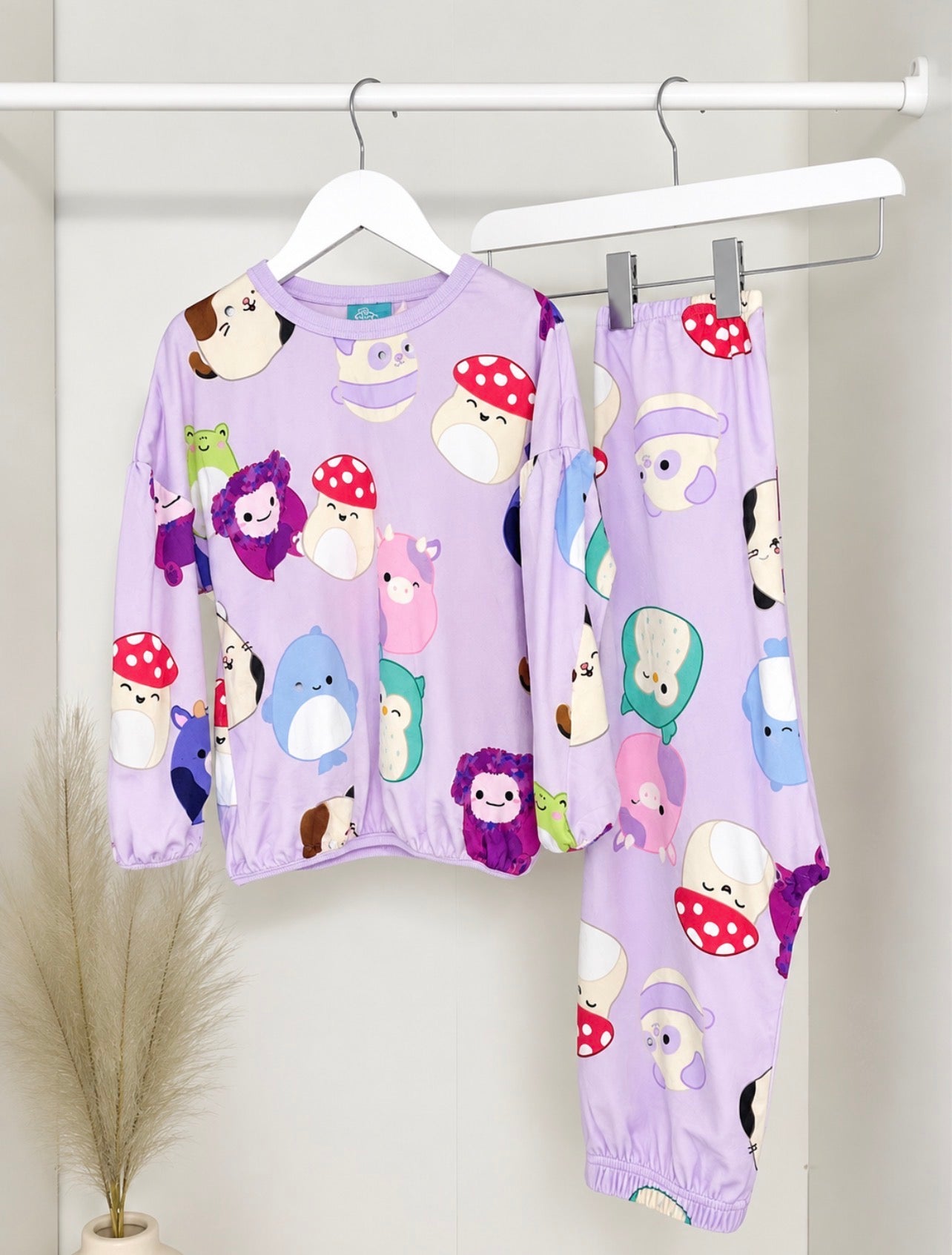 Pižama mergaitėms jauki švelni Squishmallows